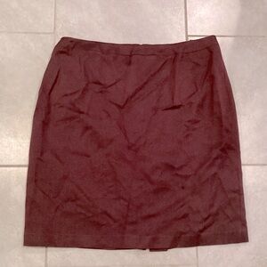 Elegant Burgundy Skirt